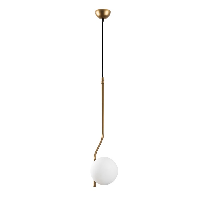 Lustra Opviq Hanna metal sticla reglabila alb 15x70-100cm