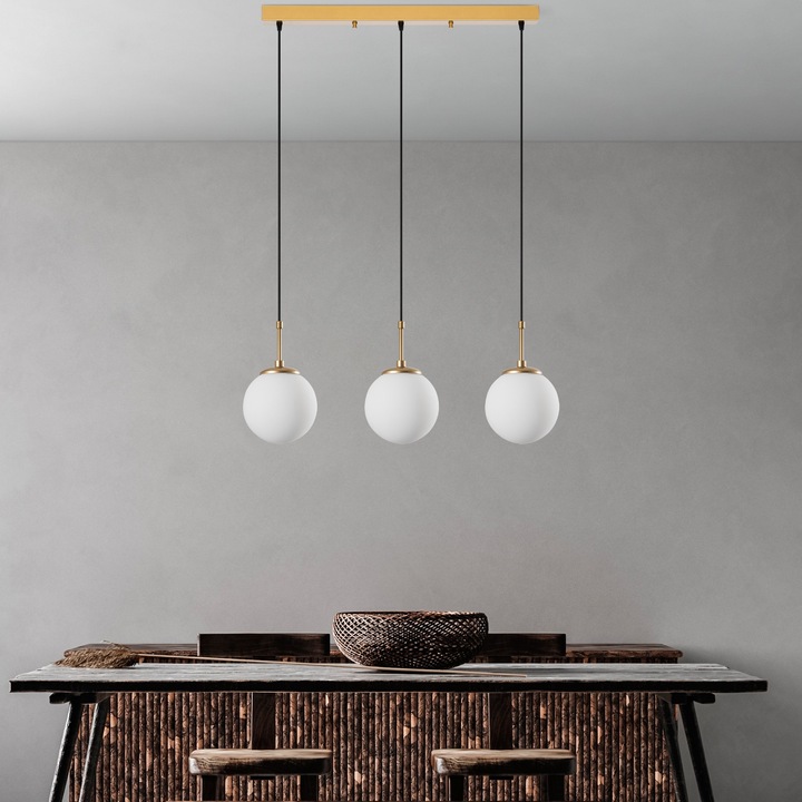 Lustra Kylee, Opviq 5829, antic/alb, metal