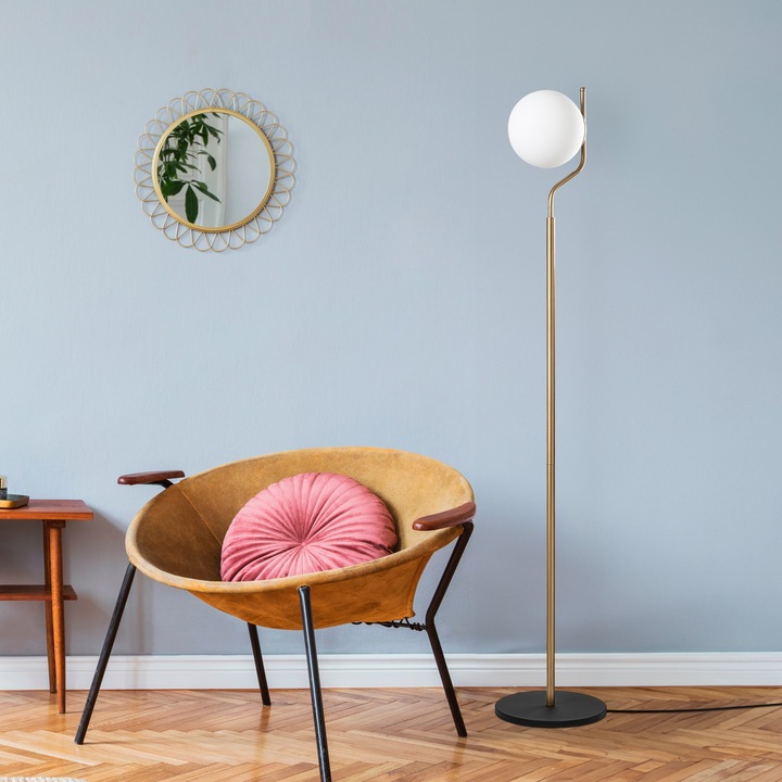 Lampadar Opviq Jenna metal 30x30x168cm
