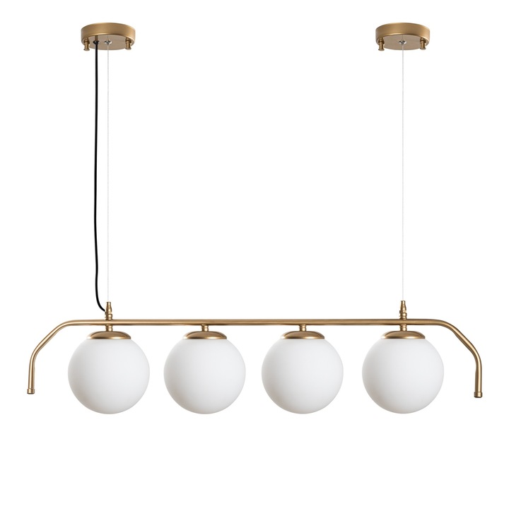 Candelabru Opviq Christina metal ajustabil alb 15x30-120cm