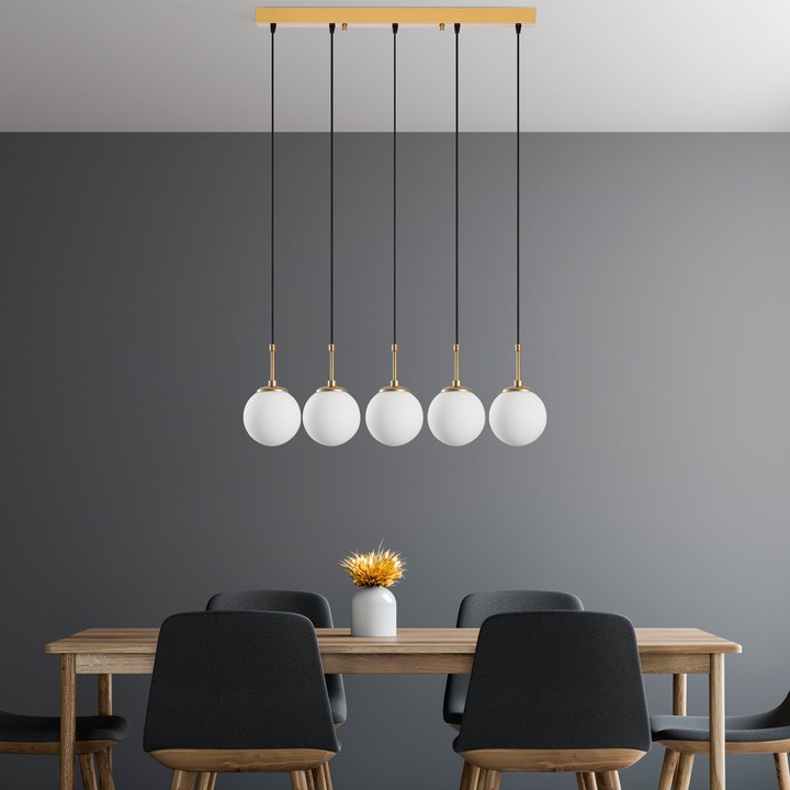 Candelabru Opviq Naya, metalic, înălțime reglabilă 40-115cm, dimensiune 80x15x115cm, cod IP20, antic/alb