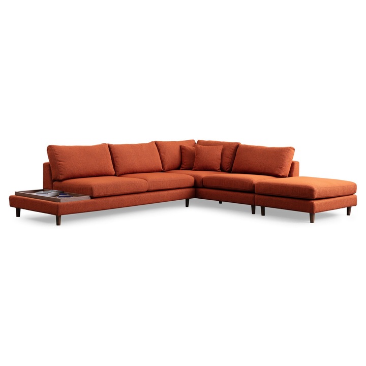 Coltar Hadley, Atelier Del Sofa, 2 perne incluse, lemn de fag/nuc, 314x275x95cm