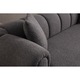 Canapea 3 locuri, Atelier Del Sofa, Isabelle, 100% poliester, 255x115x77cm, negru