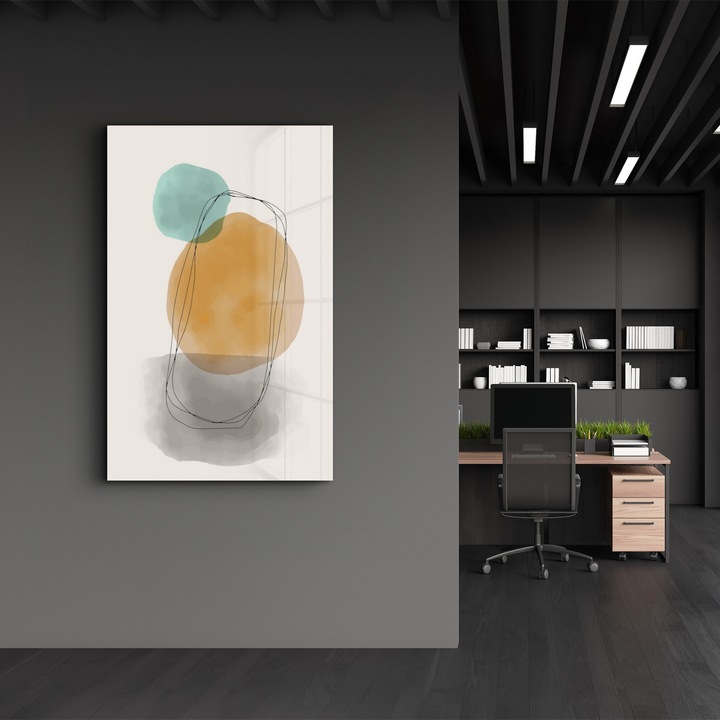 Dekoratív kép edzett üvegből, Wallity, 46x72cm, UV nyomtatás