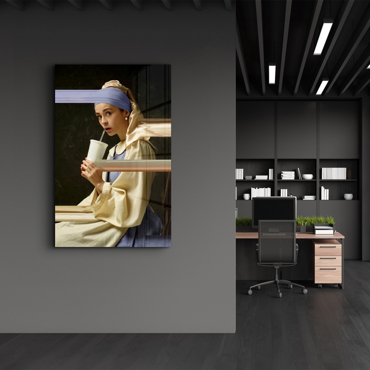 Edzett üvegfestmény, Wallity, Emersyn modell, 35x55cm, UV nyomtatás