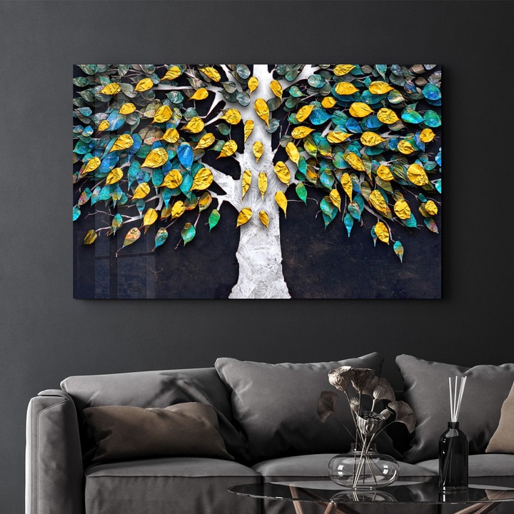 Edzett üveg festmény, Wallity, 46x72cm, UV nyomtatás