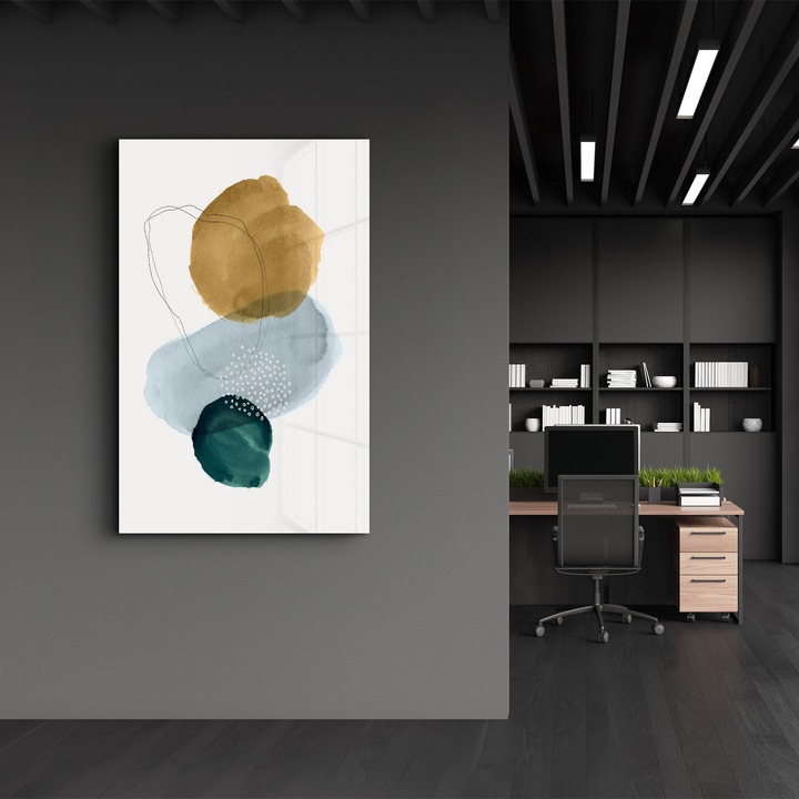 Dekoratív edzett üvegfestmény Wallity, 46x72cm, UV nyomtatás