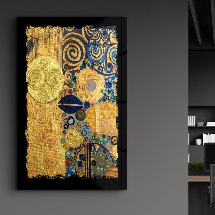 Dekoratív edzett üvegfestmény, Wallity, 46x72cm, UV nyomtatás