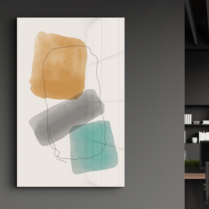 Edzett üveg festmény, Wallity, 46x72cm, UV nyomtatás