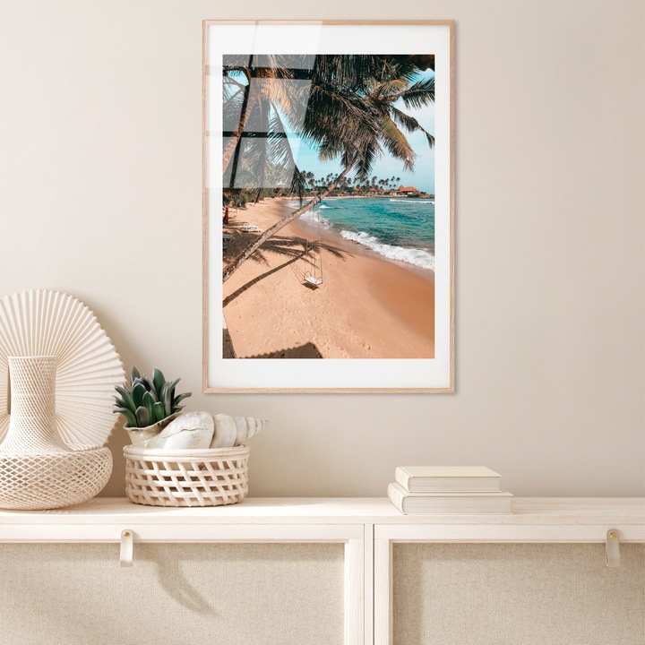 Edzett üvegfestmény, Wallity, 30x45cm, tartós nyomat