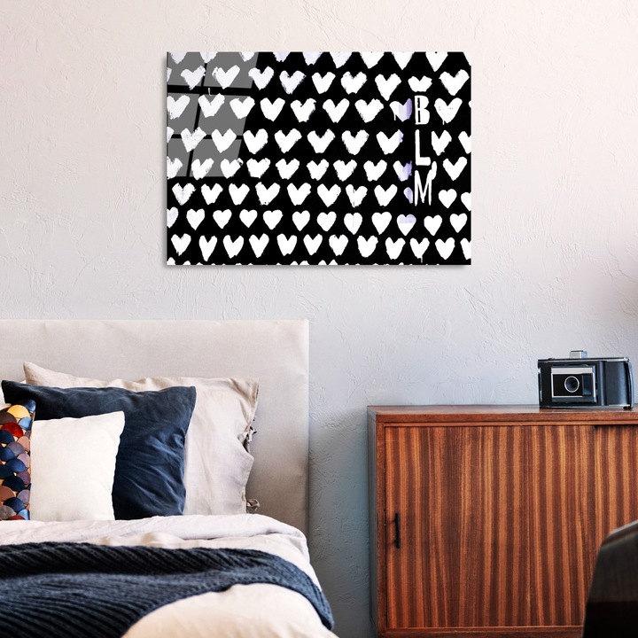 Edzett üvegfestmény, Wallity, Kamryn, 4 mm, 45x65 cm