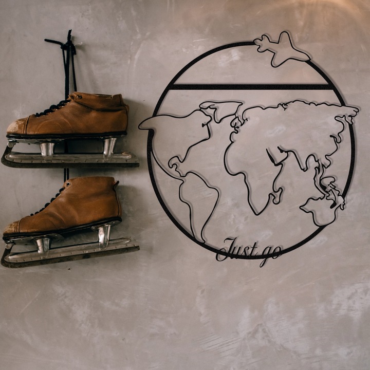 Wallity Frankie fém dekorációs kiegészítő, 49x52cm, 1.2mm