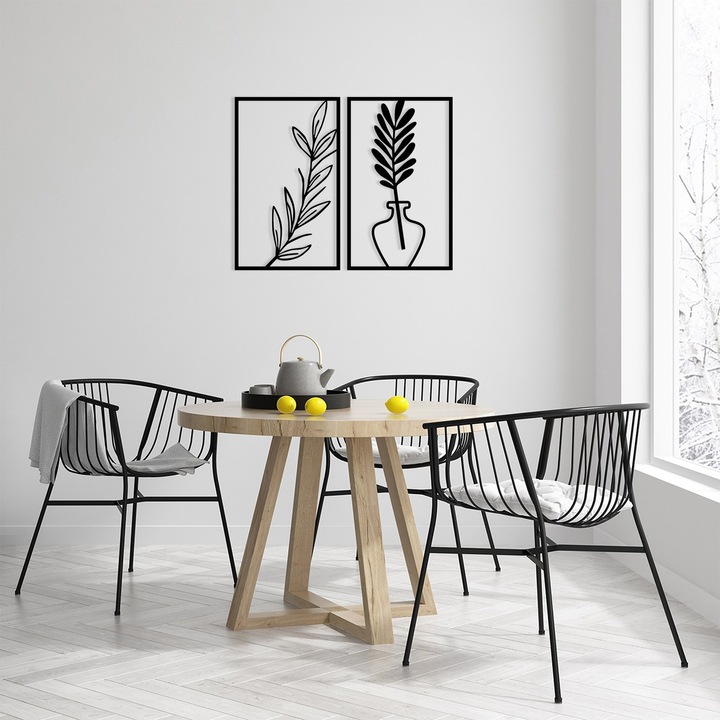 Wallity fém dekorációs kiegészítő, Dayana modell, 1,2 mm, 38,5x63,5 cm, 2 darabos készlet