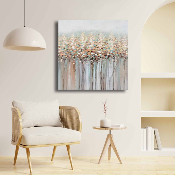 Dekoratív vászonkép Melany, Wallity, 69x69cm, 100% fenyőfa, 2,8mm vastagság