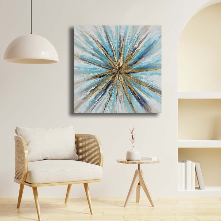 Dekoratív vászonkép Wallity, 69x69cm, 100% fenyőfa, vastagság 2,8mm