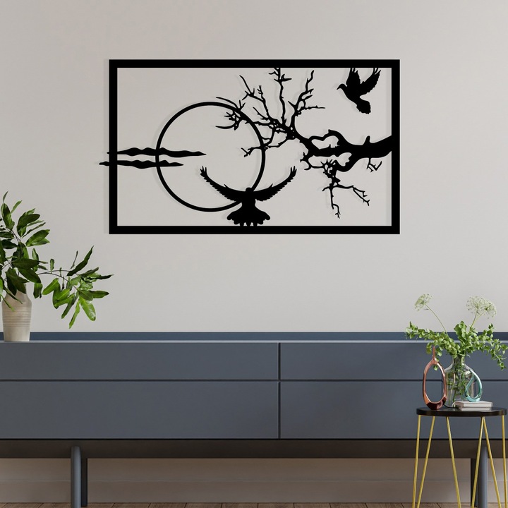 Faye fém fali dekoráció, Wallity, 65,5x38cm, 100% fém