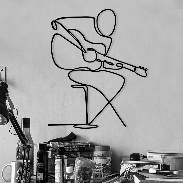 Dekoratív fém fali kiegészítő, Wallity, Adrianna, 46x56cm