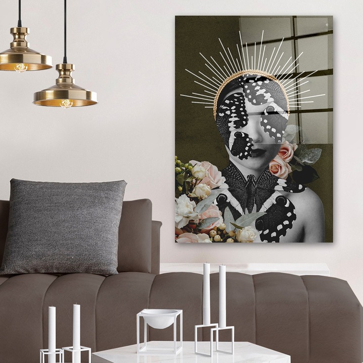 Edzett üvegfestmény, Wallity, Annika, 50x70cm