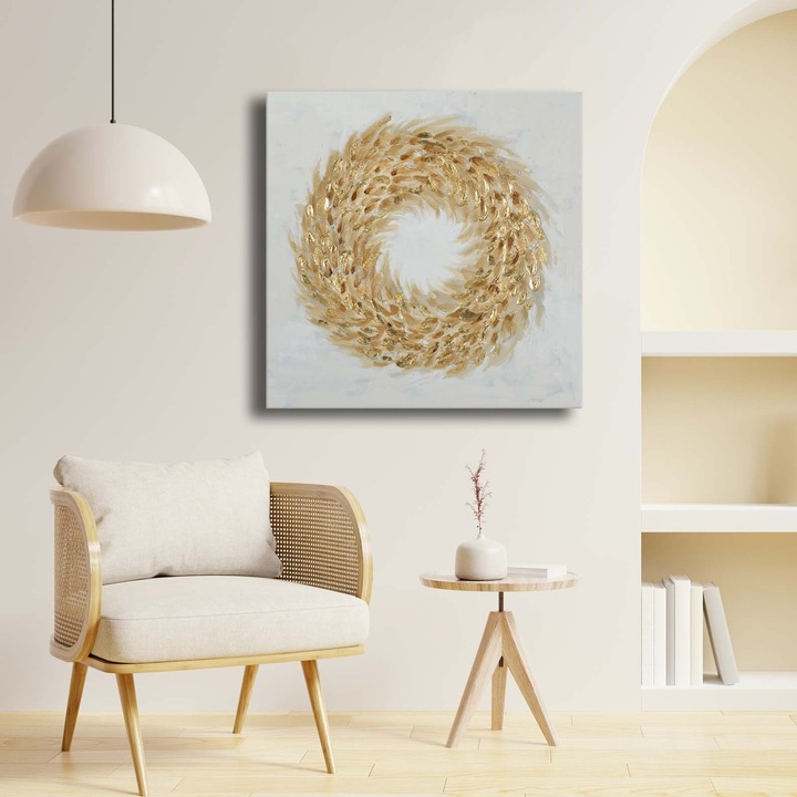 Dekoratív vászonkép Wallity, 69x69cm, 100% fenyőfa, vastagság 2,8mm