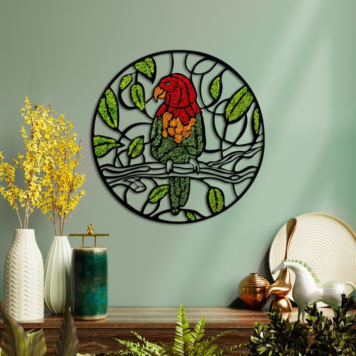 Wallity Kahlani fali dekoráció, 46x46cm, 100% MDF, kézzel készített