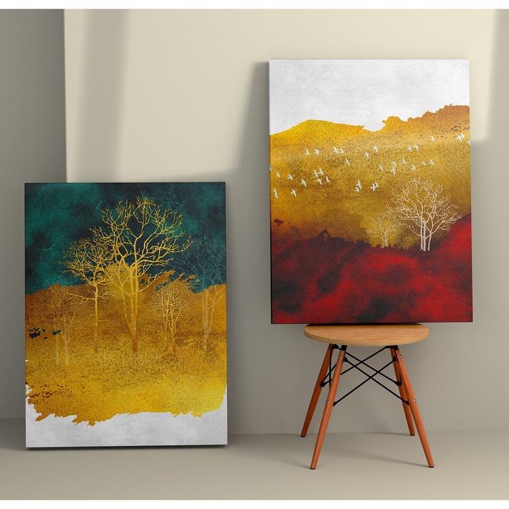 Dekoratív festmények, Wallity, vászonképek, 50x70cm, 2 darabos szett