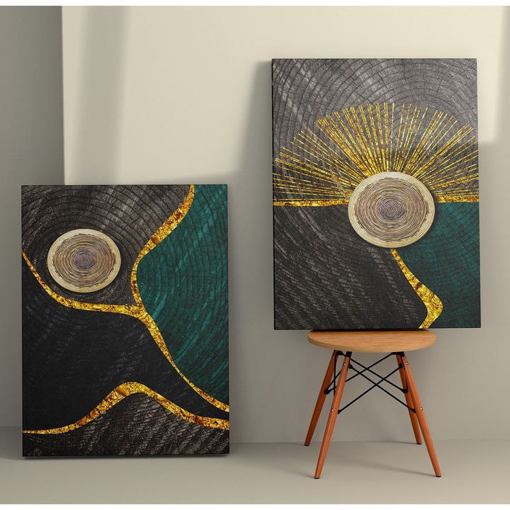 Dekoratív festmények, Wallity, vászonképek, 50x70cm, 2 darabos szett