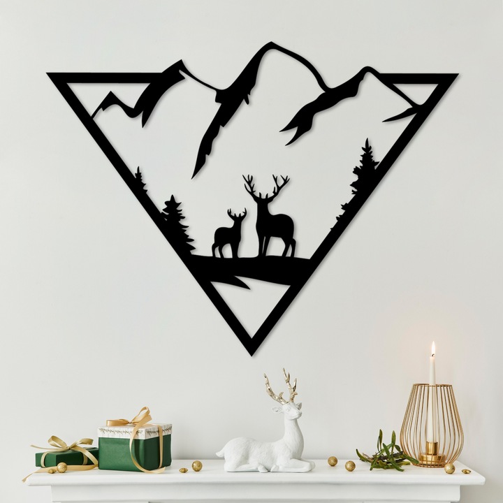 Wallity fém dekorációs kiegészítő, 42x55cm, 1.5mm, 0.36kg