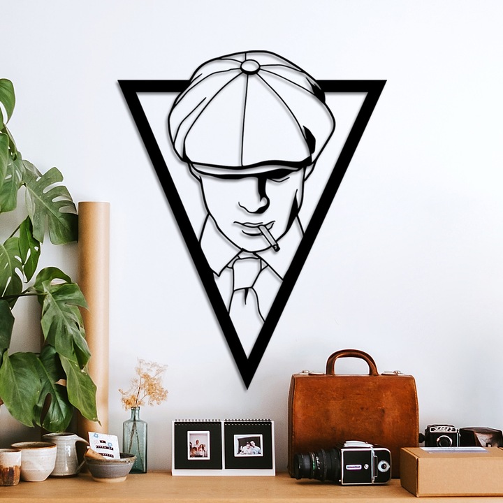 Wallity fém fali dekoráció, Jayce modell, 53x42cm, 1,5mm vastagság