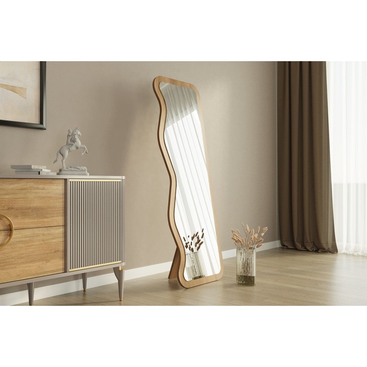 Wallity Kayden tükör, ökológiai, 50x160cm, falra szerelhető