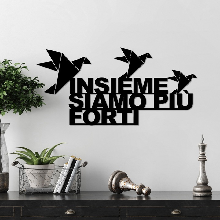 Dekoratív fém kiegészítő, Wallity, 60x30cm, 1,5mm vastagság