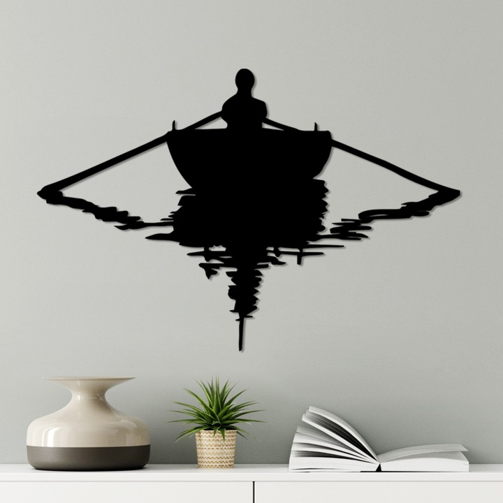 Dekoratív fém fali kiegészítő, Wallity, Cole modell, 40x60cm, 1.5mm