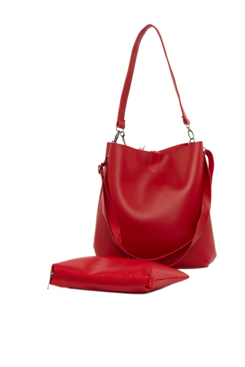 Női válltáska/pénztárca szett, Garbalia, piros