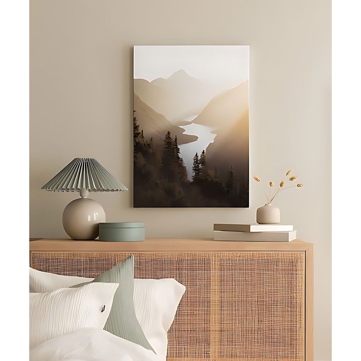 Dekoratív festmény, Wallity Zainab, vászon, 40x60x3cm