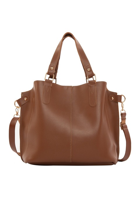 Garbalia Brianna válltáska, 100% PU bőr, méretek 32x23x16cm, cipzáras záródással