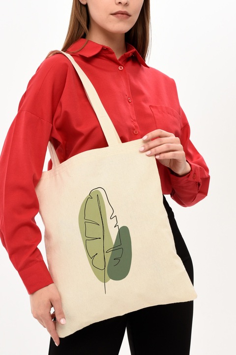 Geanta tote Garbalia amora, 100% bumbac, 35x40cm