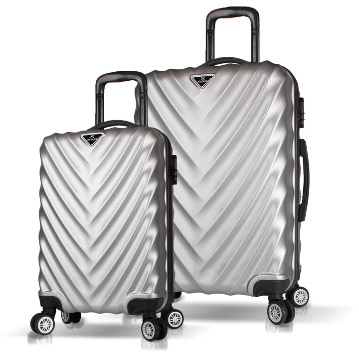 Set trolere Garbalia, 2 piese, 58x34x24cm, 67x43x28cm, multicolor