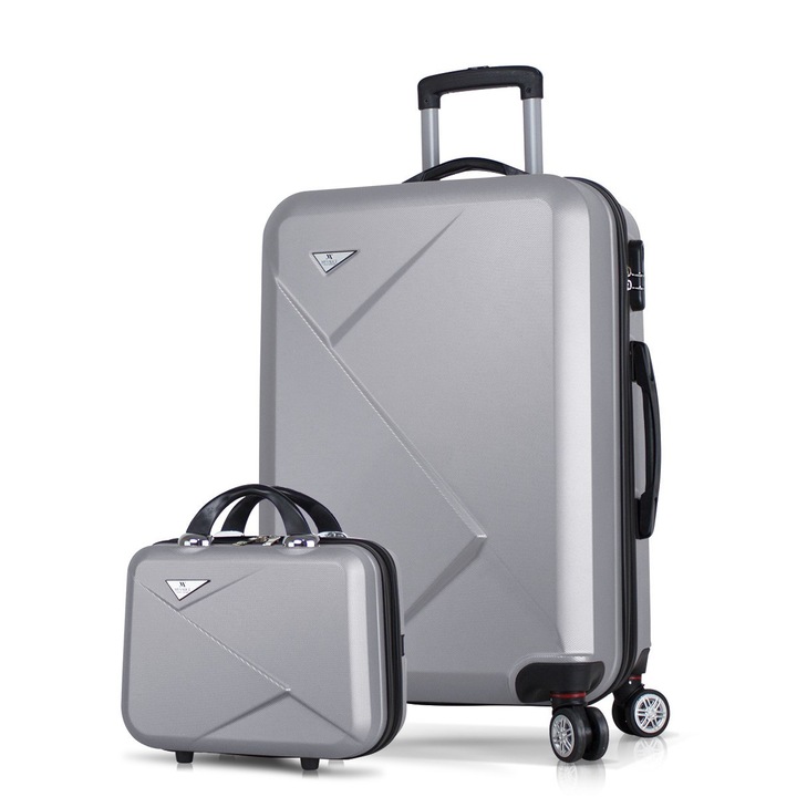 Garbalia gurulós szett, 2 darabos, szürke