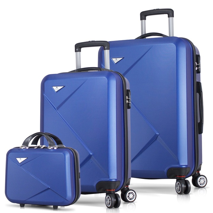 Set trolere (3 piese), Garbalia, 57x33x24cm, 67x43x28cm, 25x30x17cm, multicolor