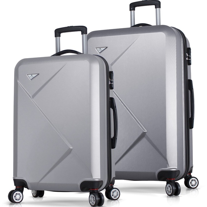 Garbalia Cambridge gurulós szett, 2 darabos, szürke