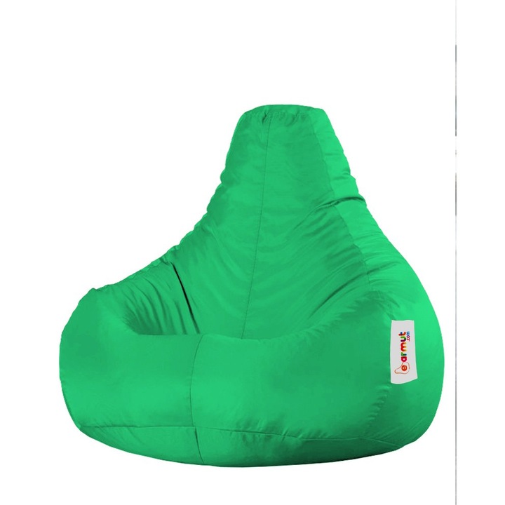 Zöld színű karosszék, Woody Fashion, 80x80x33cm, teherbírás 200kg, dupla cipzárrendszer, 1 darabos szett