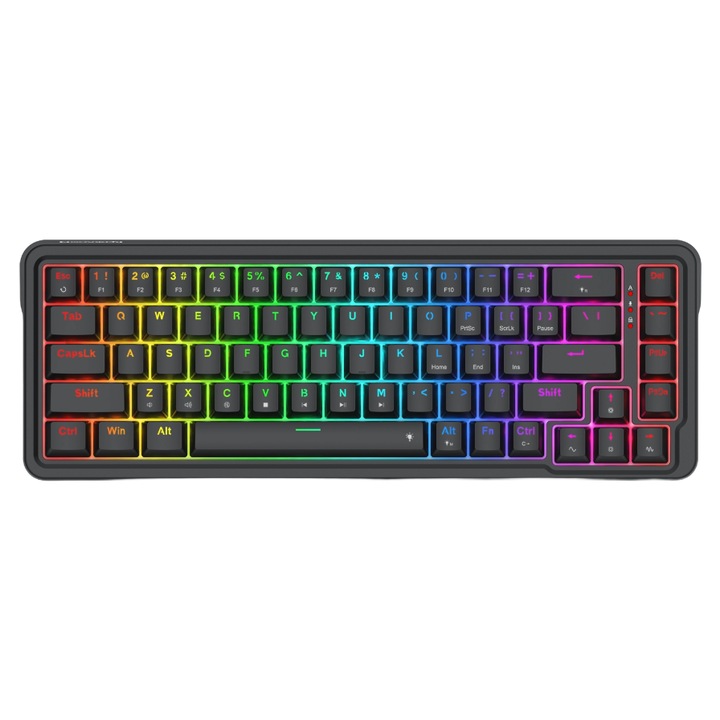Клавиатура Redragon Nova, кабелна, RGB осветление, USB, черна