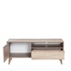 Woody Fashion TV állvány, Tvr-311-Tt-1 modell, 120x50x40cm, polcokkal, falra szerelhető