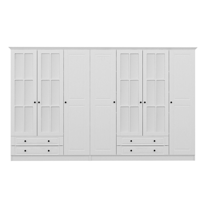 Dulap, Woody Fashion, 315x190x52cm, alb