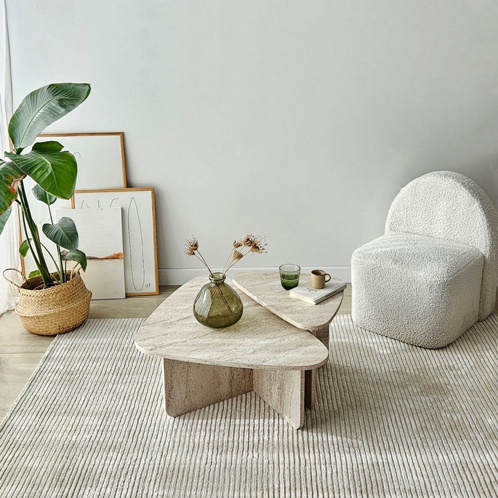 Set 2 mese de cafea, Woody Fashion, 90x35cm, 60x40cm