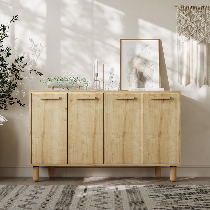 Comoda, Woody Fashion, venedik, stejar safir, 120x73,6x29,6cm