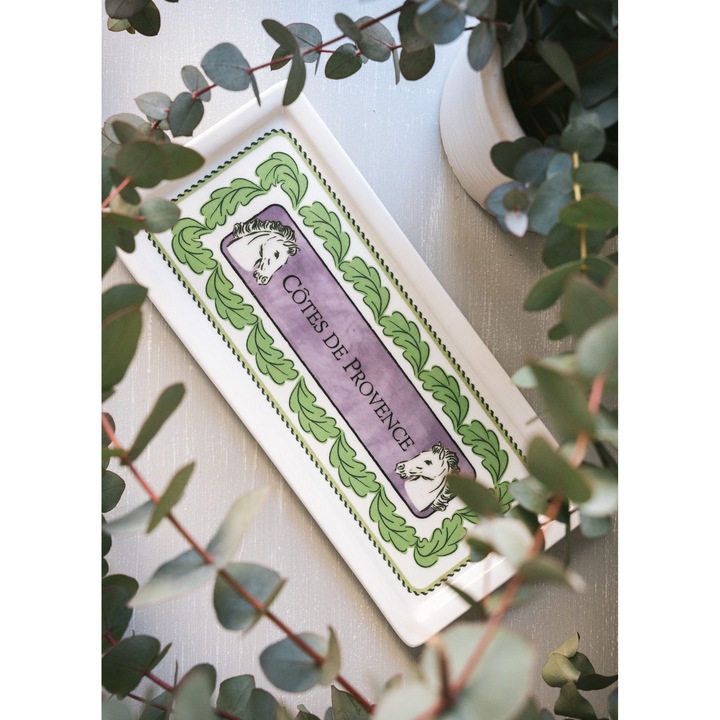 Platou de bucatarie, Hermia Concept, 35x16x2cm, ceramica