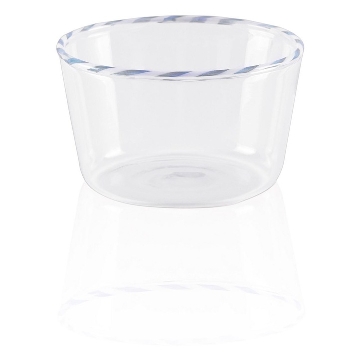Bol sticla, Hermia Concept, 8x8x5cm, sigur pentru masina de spalat vase
