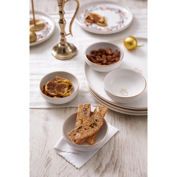 Set boluri, Hermia Concept, 10cm, 4 piese, portelan