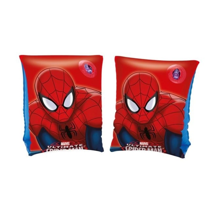 Aripioare Inot Copii Spiderman, 3-6 Ani, 18-30 kg – Accesorii Gonflabile Invatare Inot Unisex cu Supererou – ANTBro®