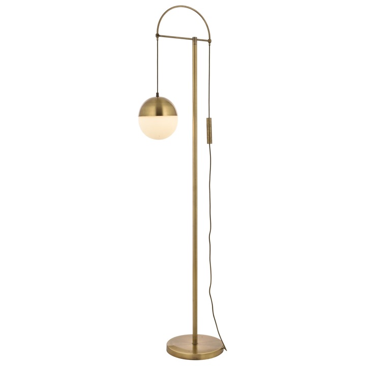 Lampadar Opviq, model lm-9104-1e, metal, 1 x E27, 170x40x20cm